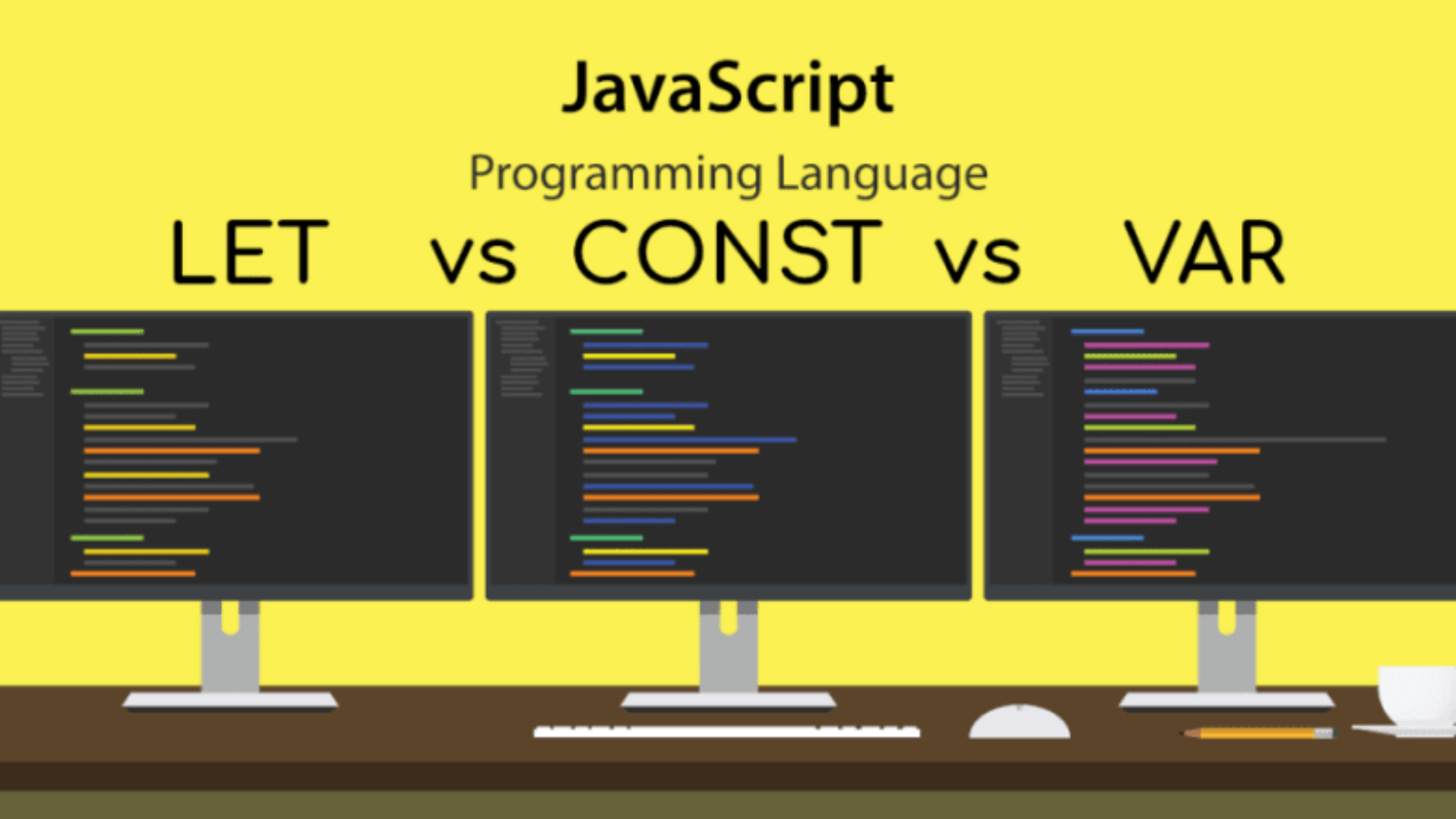 Javascript var vs let vs const